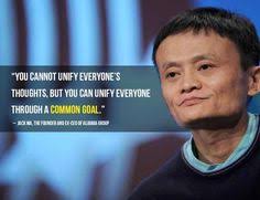 Jack MA quote on common goals